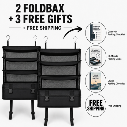 Foldbax - Hanging Travel Organizer
