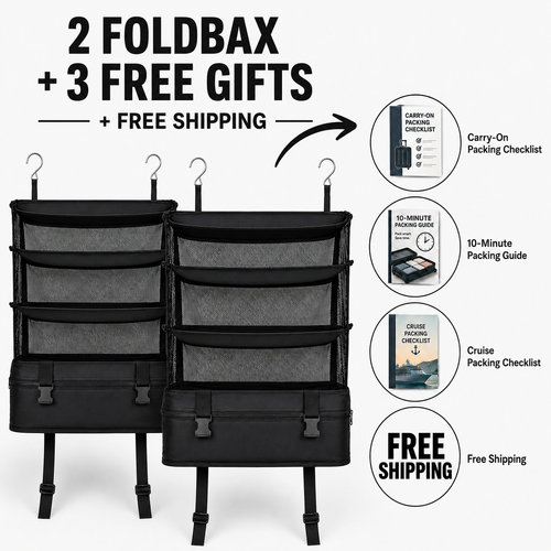 Foldbax - Hanging Travel Organizer